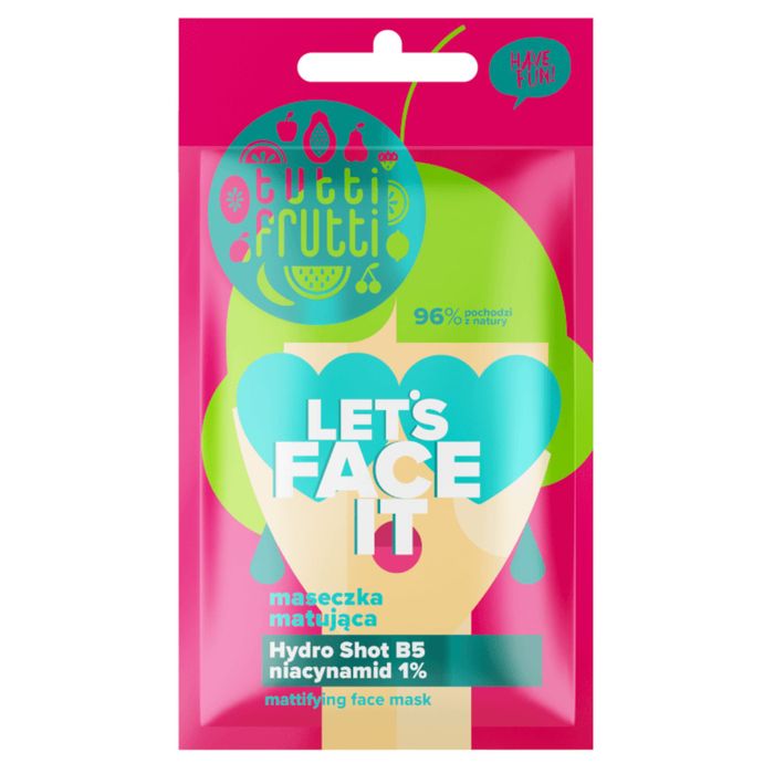 TUTTI FRUTTI Let's Face It matująca maseczka do twarzy 7 g main product photo