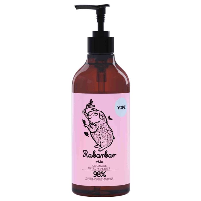 YOPE MYDŁO W PŁYNIE RABARBAR I RÓŻA 500ML main product photo