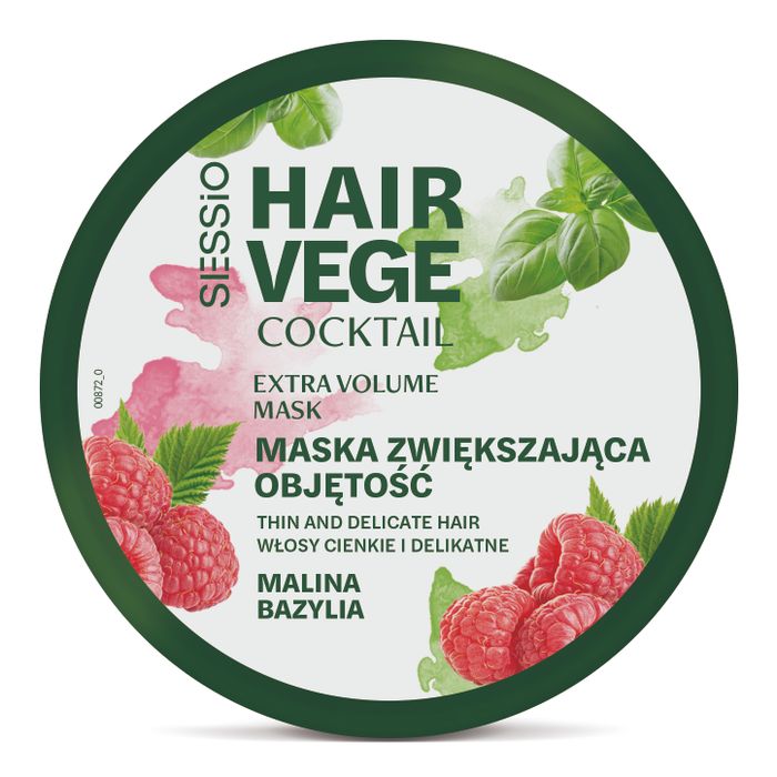 Sessio maska zwiększająca objętość - malina bazylia 250ML main product photo