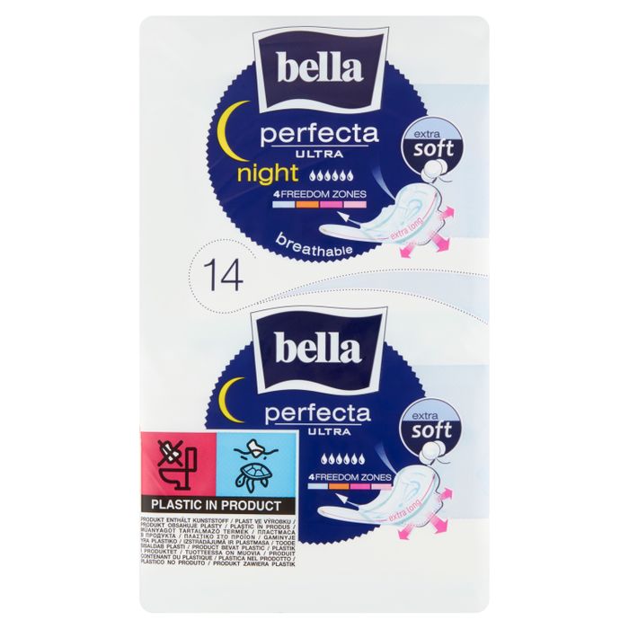 Bella Perfecta Ultra Night Extra Soft Podpaski higieniczne 14 sztuk main product photo