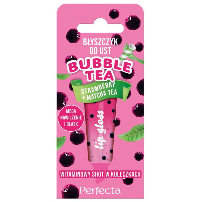 Perfecta błyszczyk BUBBLE TEA STRAWBERRY 10G main product photo