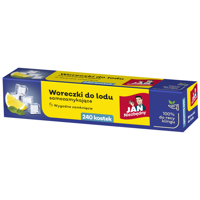 JAN NIEZBĘDNY woreczki do lodu 10 sztuk – 240 kostek main product photo