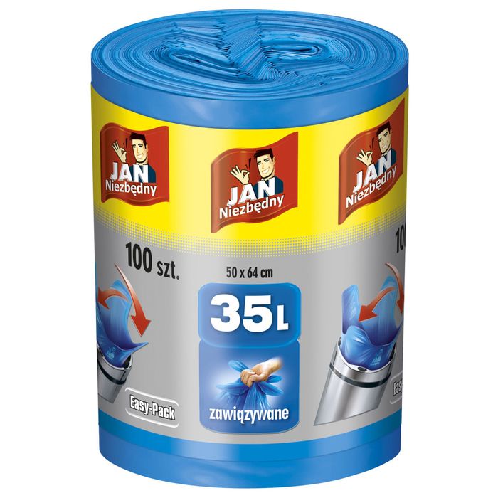 JAN NIEZBĘDNY EASY-PACK worki na śmieci 35L 100 szt. main product photo