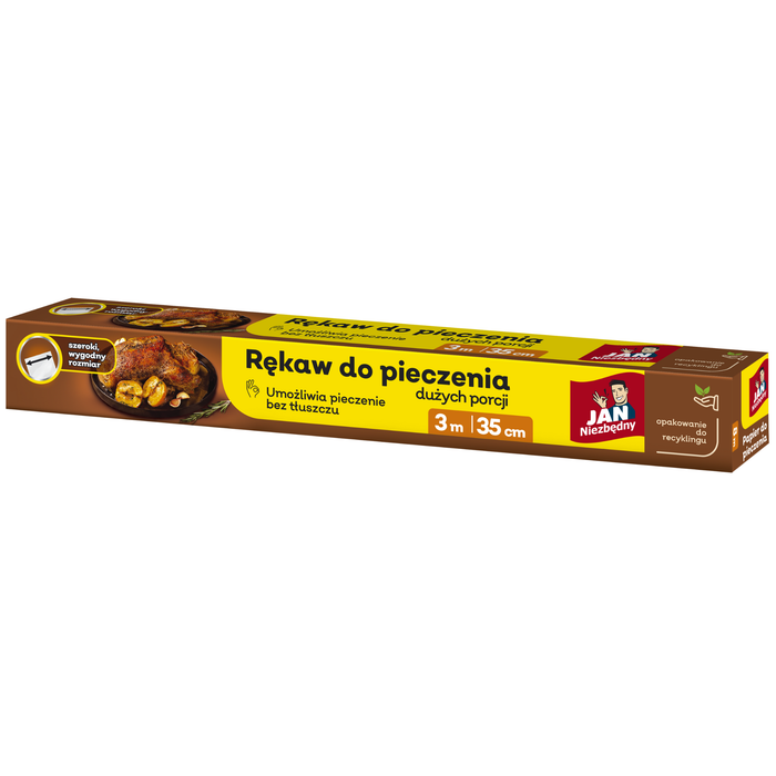 JAN NIEZBĘDNY rękaw do pieczenia dużych porcji 3 m 35 cm main product photo
