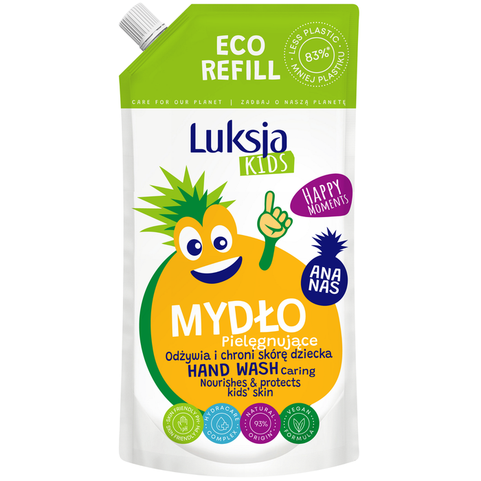 Luksja Kids Mydło pielęgnujące ananas 500 ml main product photo