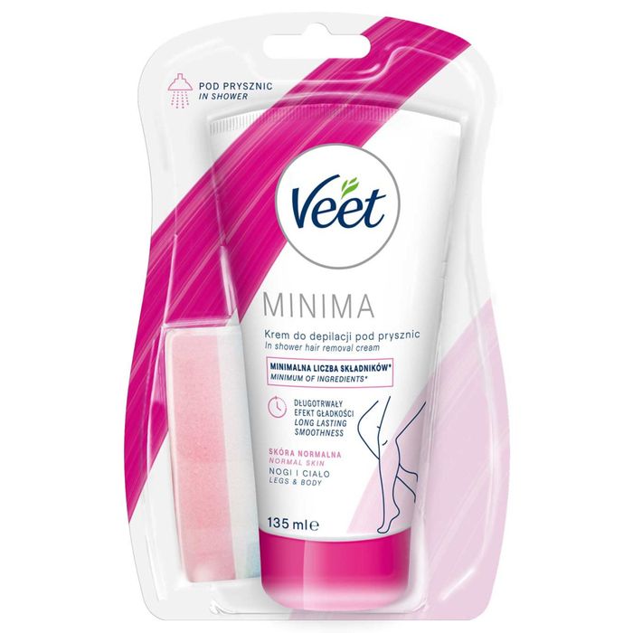 VEET Minima krem do depilacji pod prysznic dla skóry normalnej 135 ml main product photo