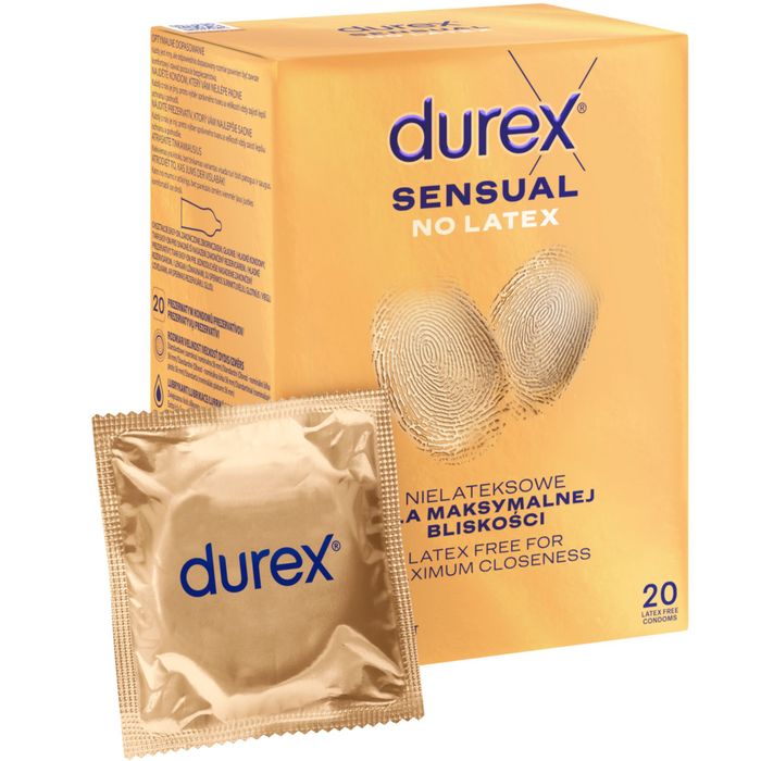Durex SENSUAL NO LATEX 20 szt main product photo