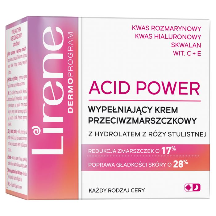 Lirene Acid Power Wypełniający krem przeciwzmarszczkowy 50 ml main product photo