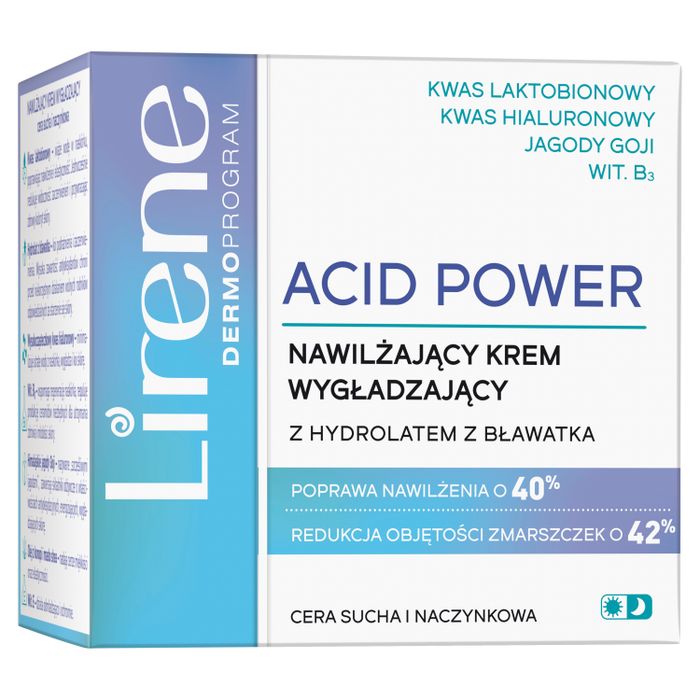 Lirene Acid Power Nawilżający krem wygładzający 50 ml main product photo