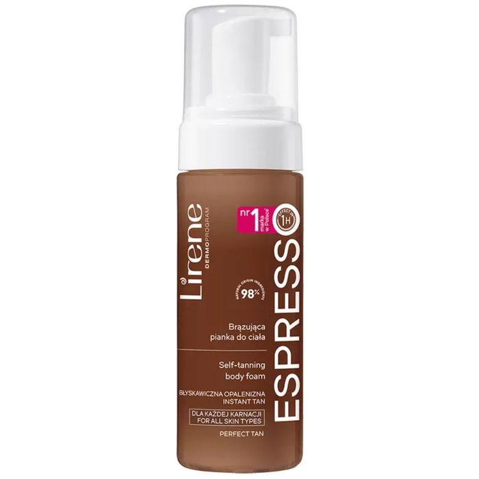 Lirene Espresso Brązująca pianka do ciała z organiczną wodą kokosową 150 ml main product photo