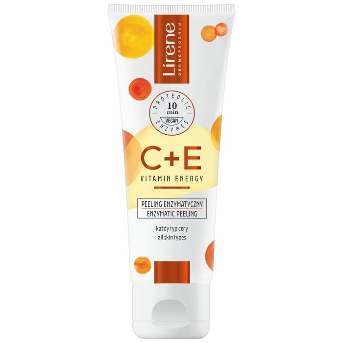 Lirene C+E Vitamin Energy Rewitalizujący peeling enzymatyczny 75 ml main product photo