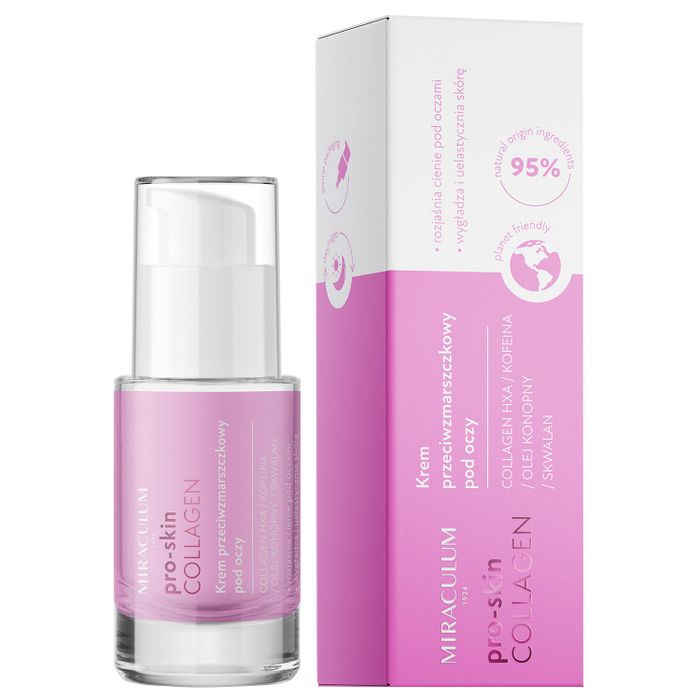 MIRACULUM COLLAGEN PRO SKIN KREM PRZECIW ZMARSZCZKOWY POD OCZY 15 ml main product photo