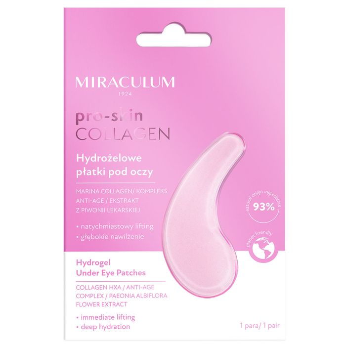MIRACULUM COLLAGEN PRO SKIN PŁATKI POD OCZY 1 para main product photo