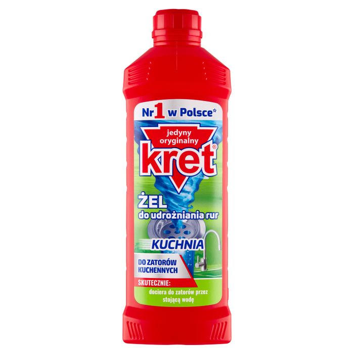 kret Żel do udrożniania rur kuchnia 500 g main product photo