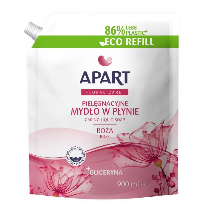 Apart Floral Care pielęgnacyjne mydło w płynie zapas Róża 900 ml main product photo