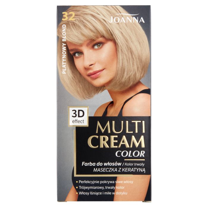 Joanna Multi Cream Color Farba do włosów platynowy blond 32 main product photo