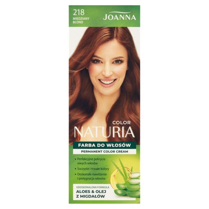 Joanna Naturia Color farba do włosów Miedziany Blond (218) main product photo