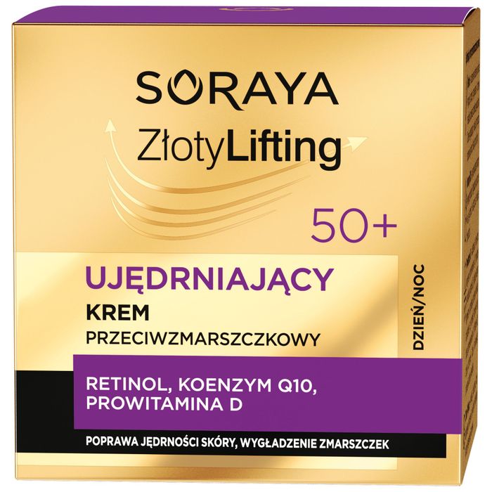 SORAYA Złoty Lifting ujędrniający krem przeciwzmarszczkowy dzień noc 50+ 50 ml main product photo