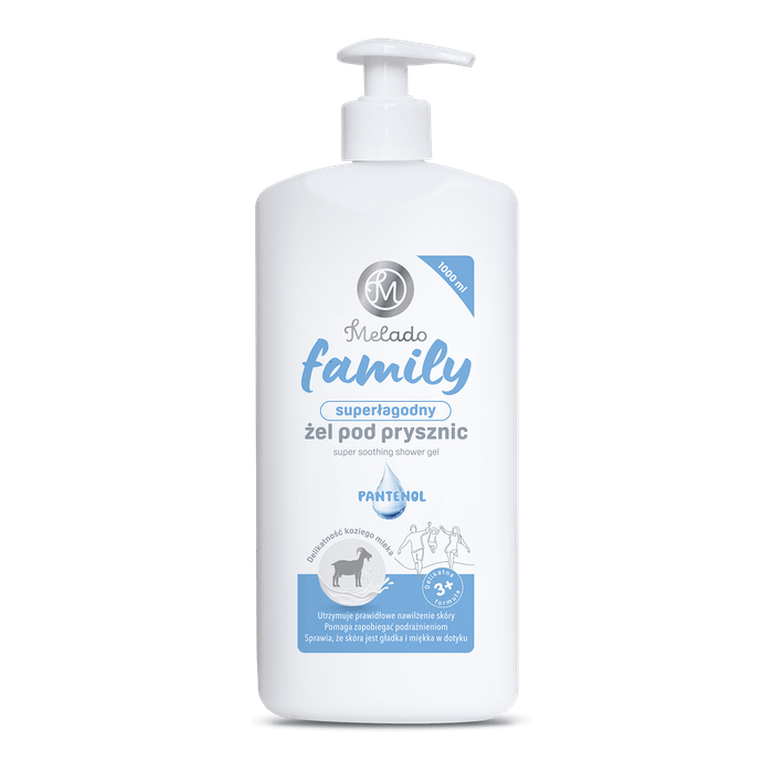 Melado FAMILY żel pod prysznic kozie mleko 1L main product photo