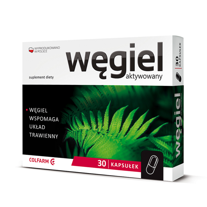 COLFARM węgiel aktywowany 30szt. main product photo