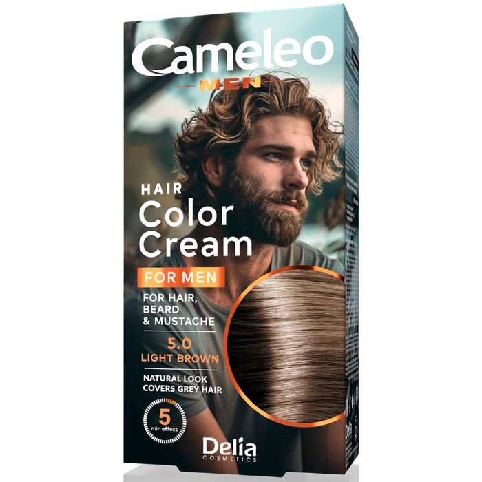 Cameleo MEN 5.0 Light Brown – farba do włosów dla mężczyzn, 30 ml main product photo