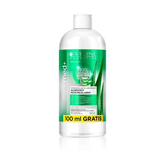 EVELINE FACEMED Aloesowy płyn micelarny 500 ml main product photo