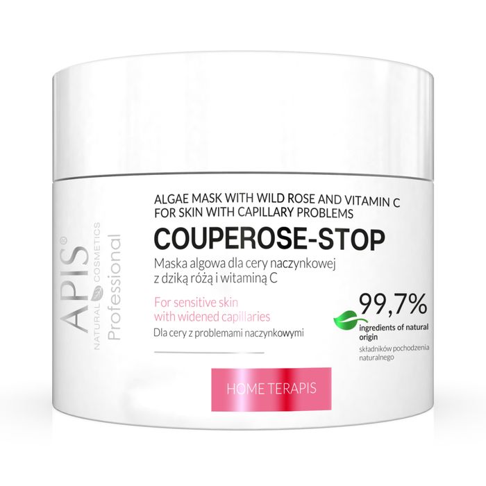 Apis Couperose-Stop maska algowa dla cery naczynkowej z dziką różą i witaminą C 100 g main product photo