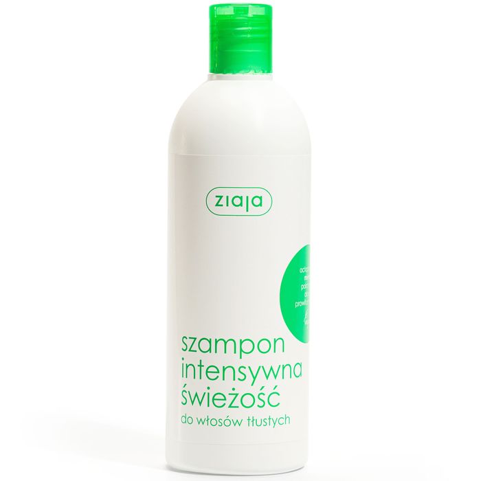 Ziaja szampon do włosów tłustych intensywna świeżość - miętowy 400ml main product photo