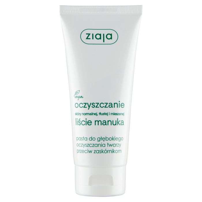 Ziaja Liście Manuka Pasta do głębokiego oczyszczania twarzy przeciw zaskórnikom 75 ml main product photo