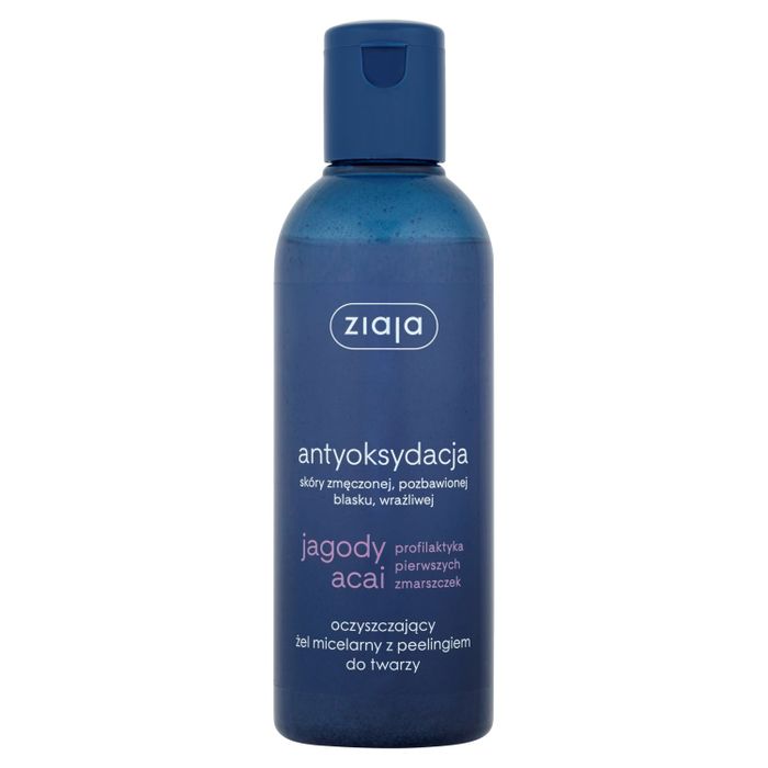 ZIAJA JAGODY ACAI żel micelarny z peelingiem 200 ml main product photo