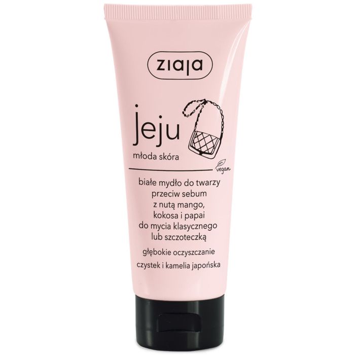 ZIAJA JEJU białe mydło do twarzy 75ml main product photo