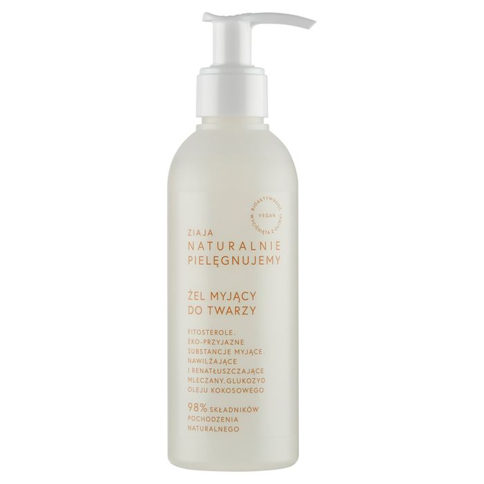 Ziaja Naturalnie pielęgnujemy Żel myjący do twarzy 190 ml main product photo