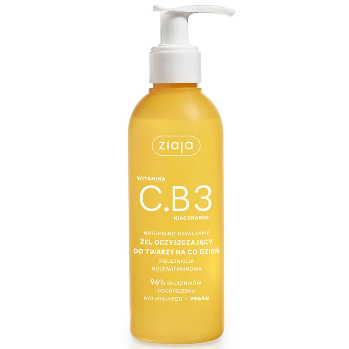 Ziaja żel oczyszczający do twarzy na co dzień Witamina C.B3 190 ml main product photo