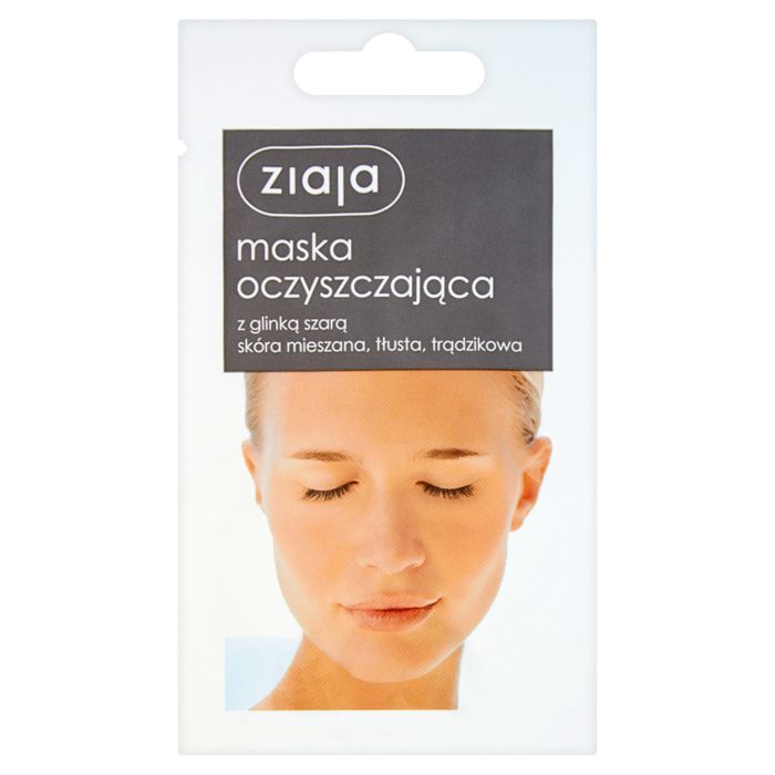 Ziaja maska oczyszczająca z glinką szarą 7 ml main product photo