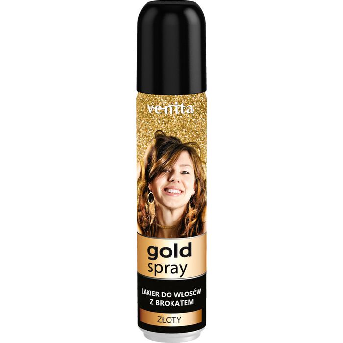 Venita lakeir do włosów z brokatem Złoty 75ml main product photo