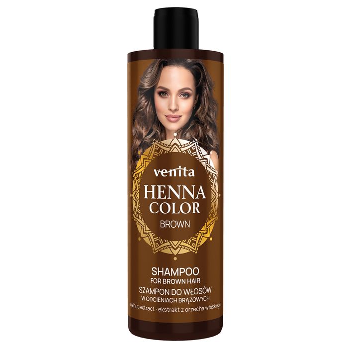 Venita Henna Color szampon do włosów brąz 300ml main product photo