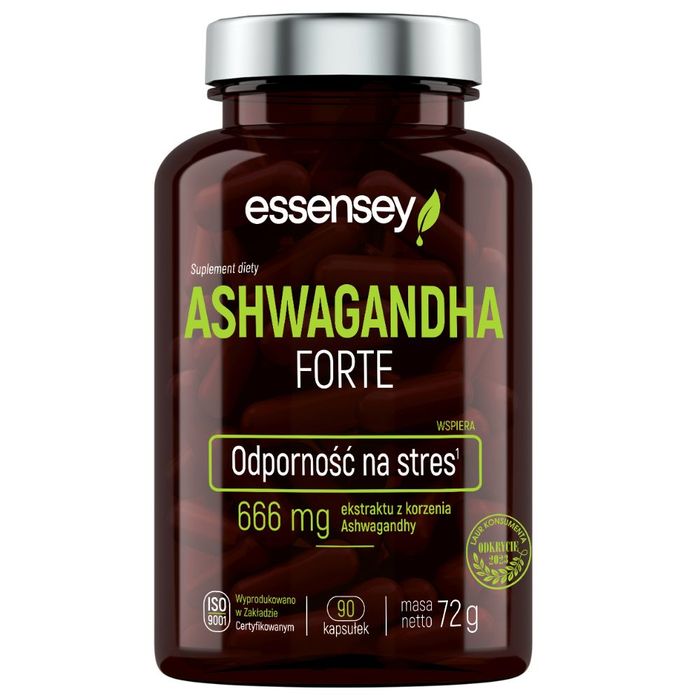 Essensey Ashwagandha Forte 90 kapsułek main product photo