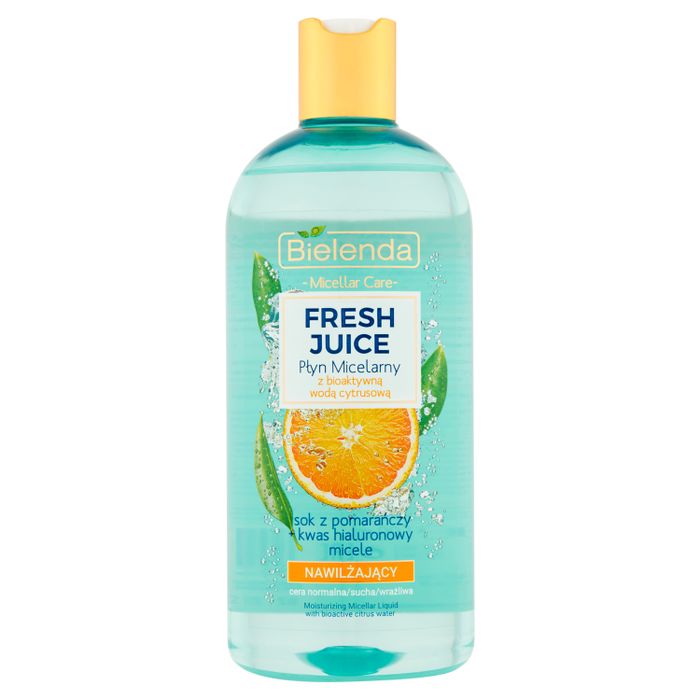 Bielenda Fresh Juice Płyn micelarny z bioaktywną wodą cytrusową nawilżający 500 ml main product photo