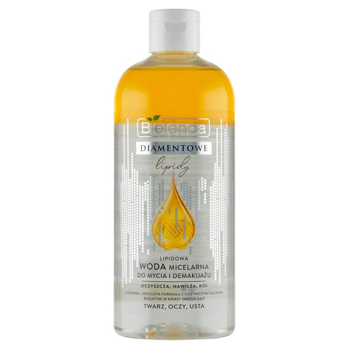 Bielenda Diamentowe Lipidy Lipidowa woda micelarna do mycia i demakijażu 425 ml main product photo