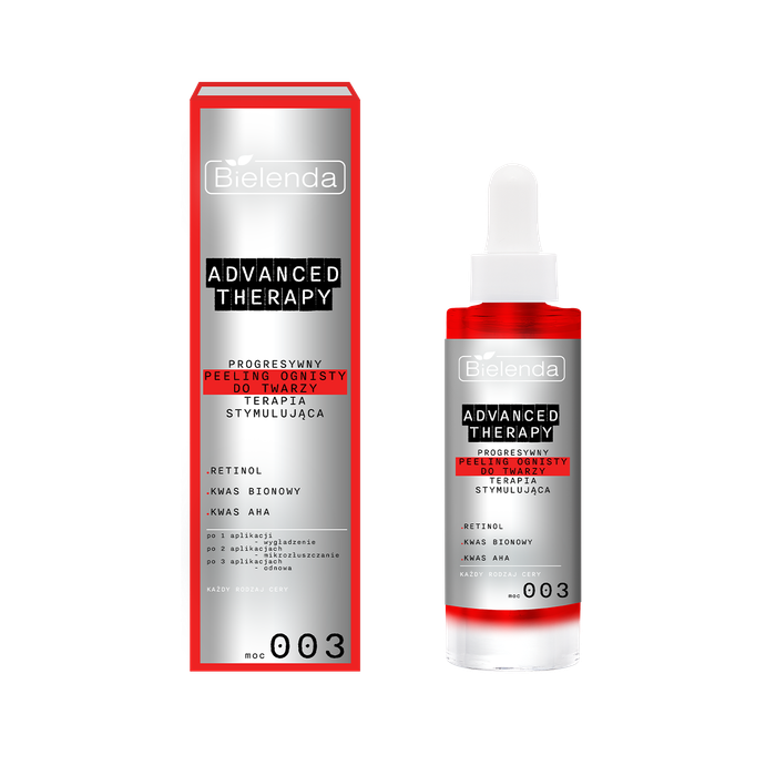 BIELENDA ADVANCED THERAPY progresywny peeling ognisty do twarzy terapia stymulująca - 003, 30 ml main product photo