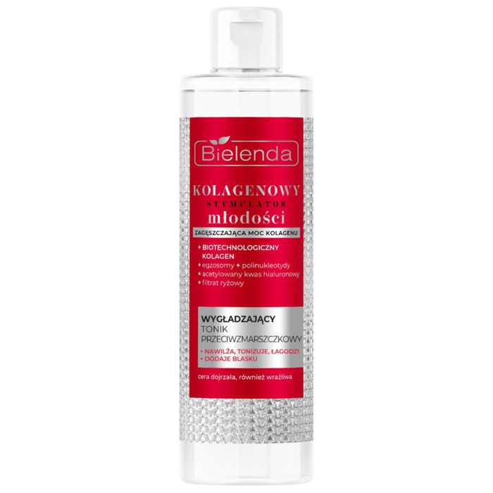 Bielenda Kolagenowy Stymulator Młodości tonik przeciwzmarszczkowy 200 ml main product photo