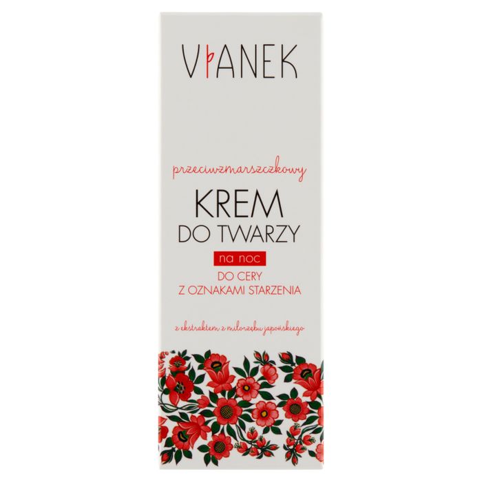 Vianek Przeciwzmarszczkowy krem do twarzy na noc 50 ml main product photo