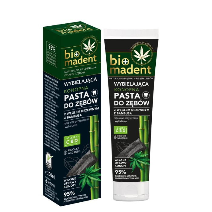BIO MADENT PASTA KONOPNA WYBIELIELAJĄCA 100ML main product photo