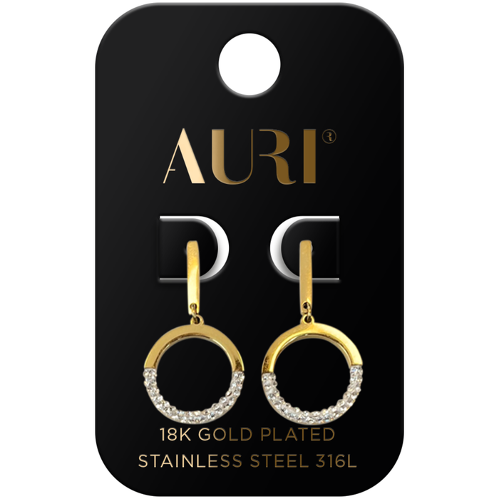 AURI KOLCZYKI WISZACE KOLKA/CYRKONIE main product photo