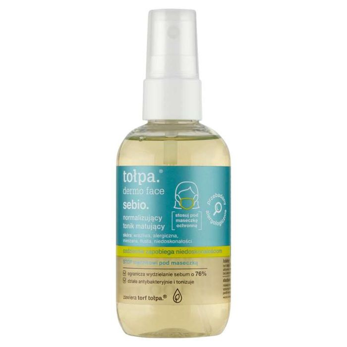 TOŁPA DERMO SEBIO Normalizujący tonik matujący, skóra wrażliwa, alergiczna 100 ml main product photo