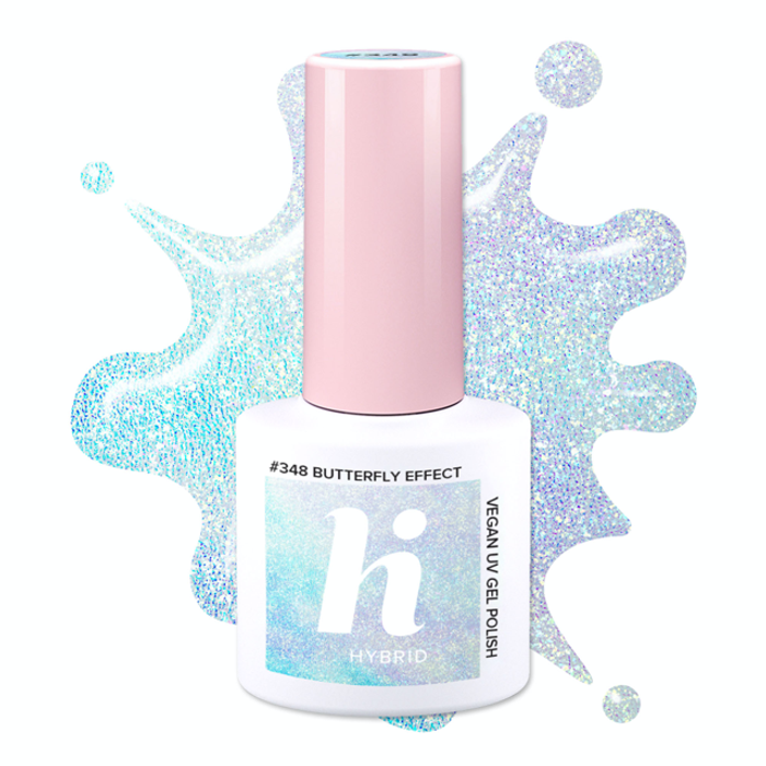 #348 hi hybrid Butterflies lakier hybrydowy Butterfly Effect 5ml main product photo
