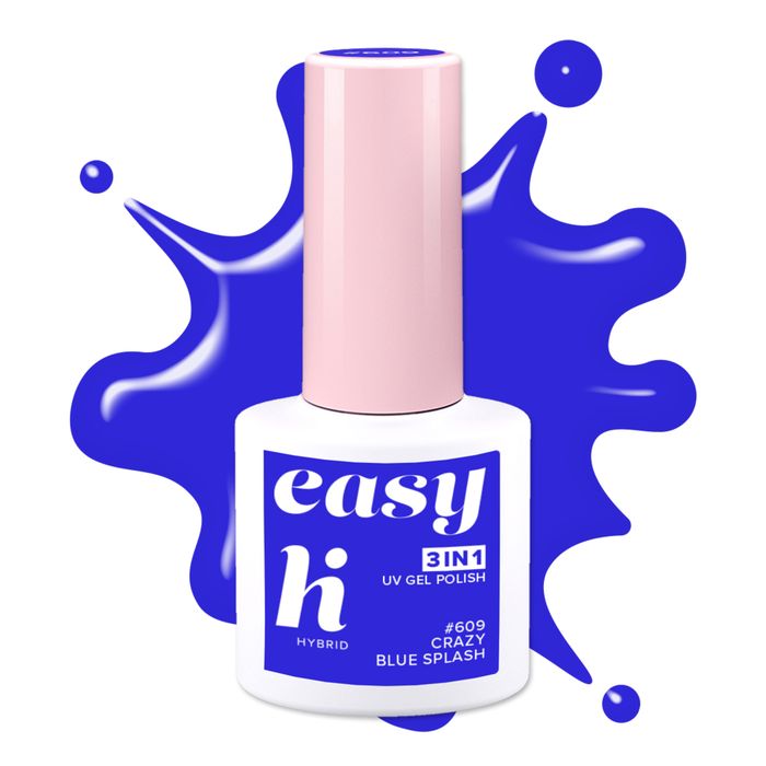 #609 hi hybrid EASY 3w1 Crazy Blue Splash 5ml main product photo