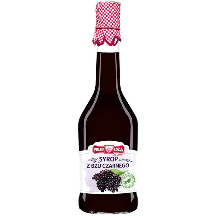 Polska Róża syrop z czarnego bzu 500 ml main product photo