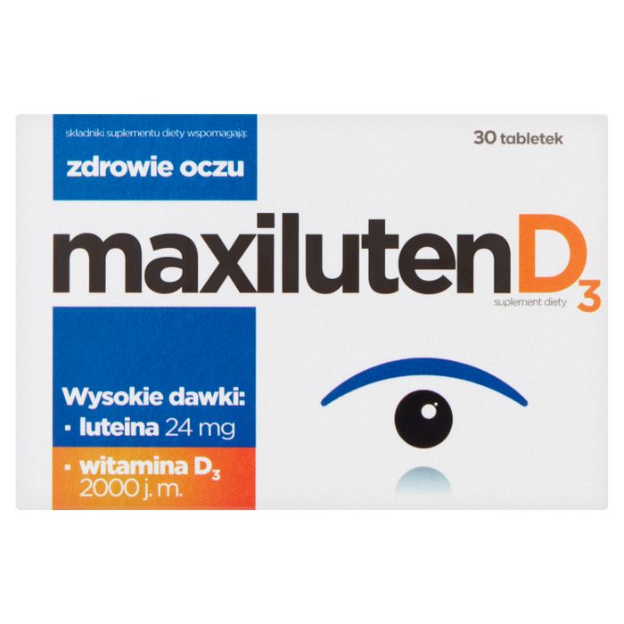 Aflofarm Maxiluten D3 30 tabletek main product photo