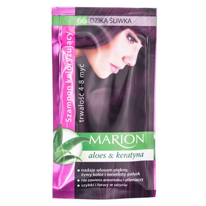 MARION Szamponetka szampon koloryzujący nr.66 DZIKA SLIWKA , 40 ml main product photo
